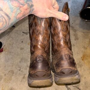 Men’s Double H Phantom Rider slip on boots. Comfy cowboy boots